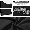 FemiChic Men's T-Shirts Oversized T Shirt for Man UK with Los Angles Graphic Logo Tee Round Neck Fashion Classic Style(Black,XXL) #3