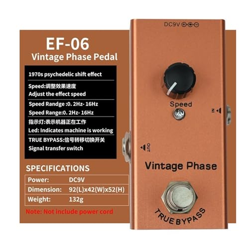 9V エレキギターエフェクトペダル 10 サウンドオプション付き小型エフェクトペダルコンサートステージ練習ライブスタジオヴィンテージオーバードライブエフェクトペダル