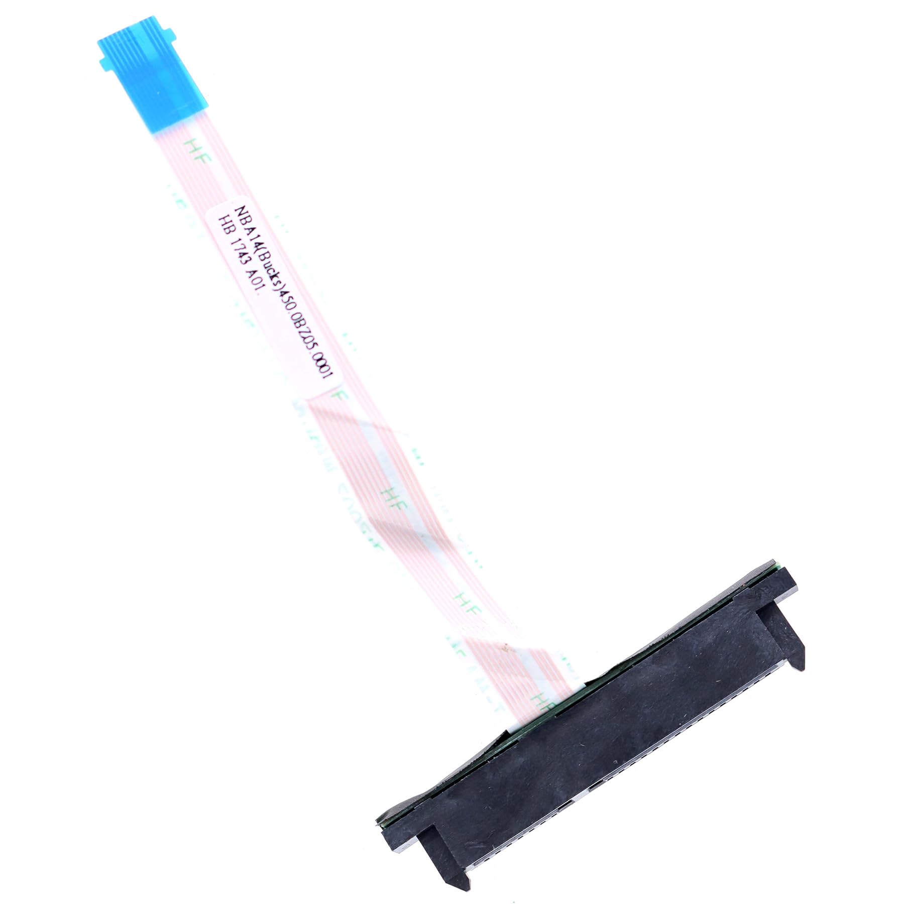 Deal4GO SATA Hard Drive Cable, 7.6cm, Laptop Hard Drive Cable Replacement, Black, Male-to-Female, Compatible with HP Pavilion x360 14-BA/14M-BA/14T-BA Series