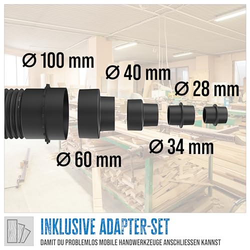 Absauganlage Güde GAA 50 55136 mit 1100 W und 50 Liter Behälter