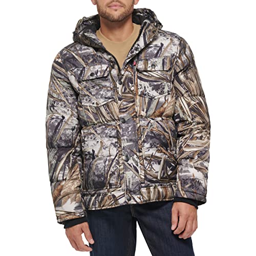 Image of Levi's Men's Performance Hooded Puffer Trucker Jacket (Regular & Big & Tall Sizes)