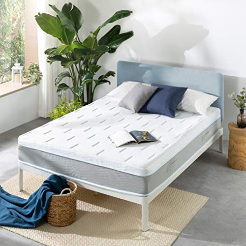 Mellow 10 Inch Olaf Gel Memory Foam Mattress with Cooling Fabric, Made