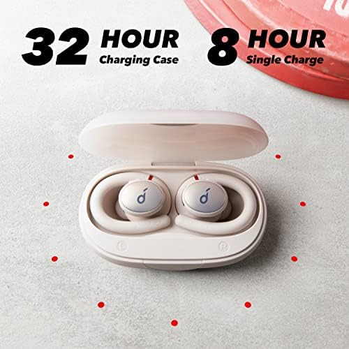 Soundcore Anker, Soundcore Sport X10 True Wireless Bluetooth 5.2, treningowe, obrotowe zaczepy na uszy, głęboki bas, wodoodp. IPX7, odporność na pot, 32 godz. odtw., szybkie ładow., siłownia, bieganie