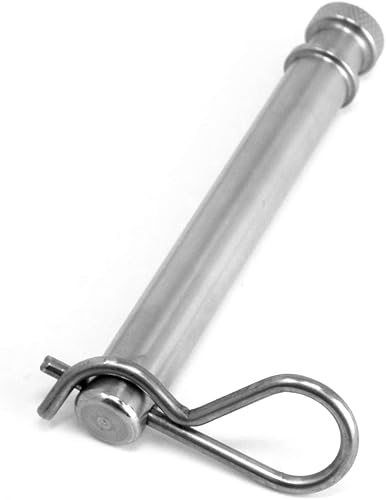 Miniatura 4 de LFPartS Kit de clip de sujeción con pasador de enganche de remolque de acero inoxidable de 58 pulgadas de diámetro para receptor de 2 pulgadas