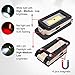 JGA JOGGING ARM Magnetic LED Portable Working Light Rechargeable LED Work Flashlight Super Brightness 180 Rotatable Folding Snap Working Light for Car Repairing Emergency Camping Mountain Climbing