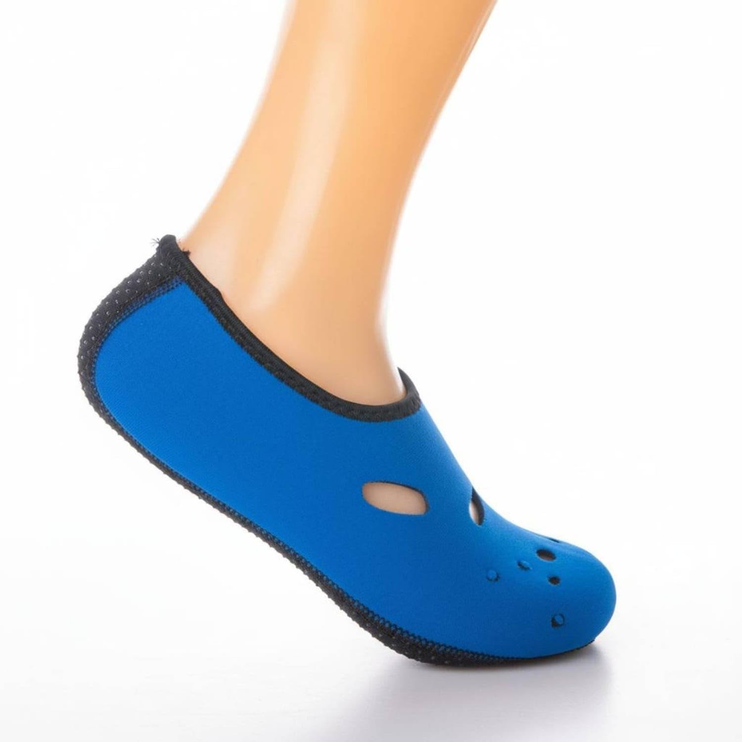 URJIX™ Shielded Thick Sole 3mm Neoprene Swim Socks Breathable Blue | Enhanced Safety Breathable Versatile Performance Portable Convenience Blue 3mm-image-21