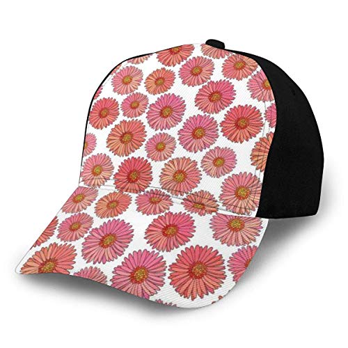 Sporthut Leichte Soft Run Mütze Pink Blooms Flower Field Essence Duft Mutter Natur Tropical Flourish