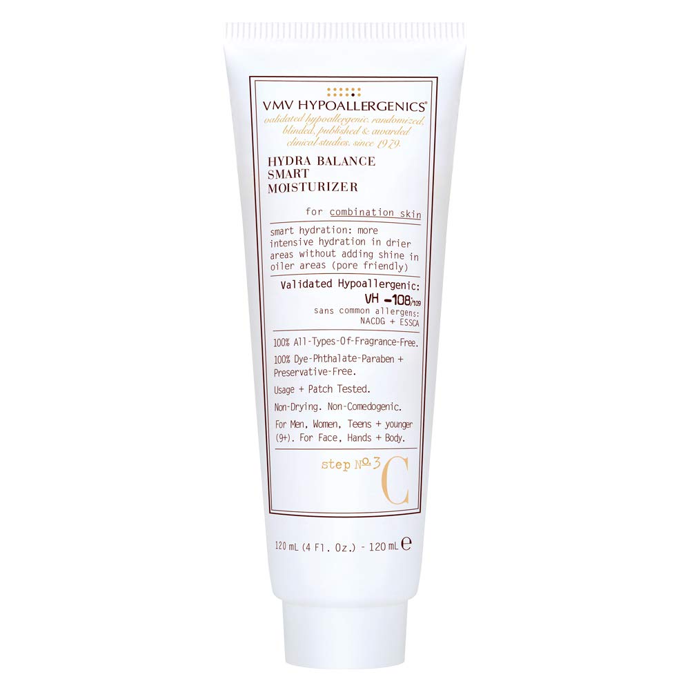 VMV Hypoallergenics Superskin Hydra Balance Smart Moisturiser for Combination Skin, 4 Fluid Ounce