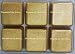 PACK of 6 - SPARKLE GOLD Mica Color Cubes for Melt & Pour Soap DIY Colorant Tint Block Mp MP Melted Bath Clear Bar Dye
