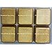 Amazon.com: Pack of 6 X2-24k Sparkle Gold Mica Color Cubes for Melt ...