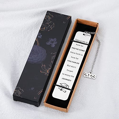 Class Of 2023 Senior Graduation Gifts For Her Him Inspirational Bookmark Gifts For College High School Students Graduate Charms For Nursing Medical Lawyer Women Men Masters Phd Son Daughter Present #TOP1