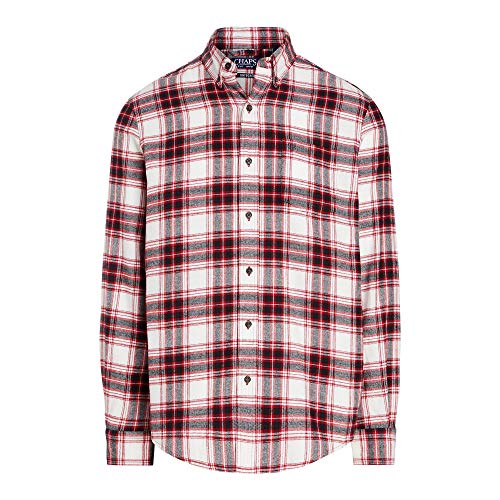 Chaps Men's Classic Fit Long Sleeve Performance Flannel Shirt2