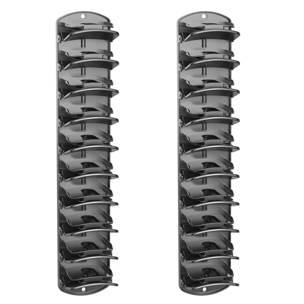 Aundhegrtt For Baseball Cap Storage Organizer-20 Hats with Spring Clips, Wall-Mounted Closet& Door Hat Rack Holder
