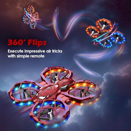 Mini Drones for Kids with Beginners, Kids Drone with Throw to Go, 3 Speeds Mode, 360° Flips, Auto Hovering, Headless Mode, Obstacle Avoidance Function, Birthday Gifts for 8+ Year Old Boys Girls - Image 6