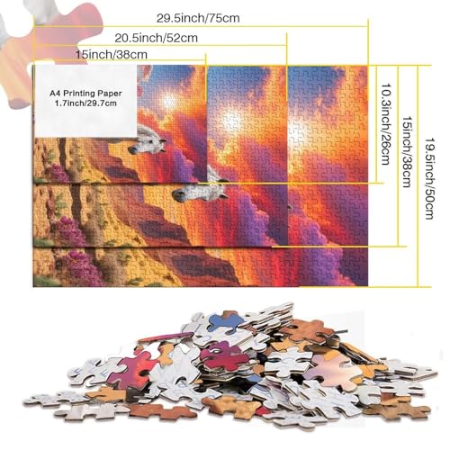 Marengo, Puzzle in 1000 Teilen, Anspruchsvolle Freizeitbeschäftigung Mit Künstlerischem Anspruch, Ideal Zum Aufhängen, Ab 8 Jahren,Pferd, 70x50cm/1000pcs
