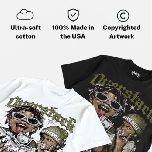 Image of DopeSkill Graphic Tee Streetwear Hypebeast Hip Hop Unisex Premium T-Shirt Sneaker Colour Matching Shirts Gift for Sneakerhead