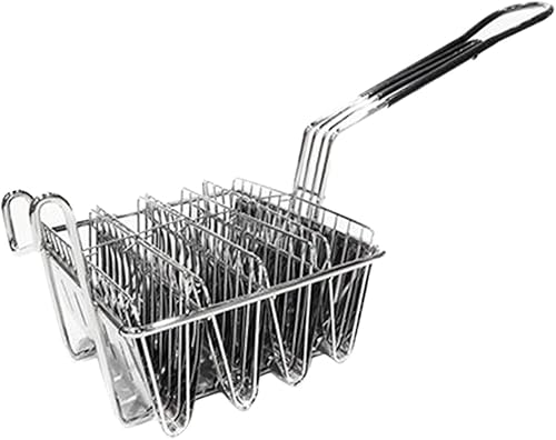 Taco - Cesta para freidora con mango de agarre, práctica, 4/6 conchas opcionales, 4/6 conchas opcionales, 4 conchas