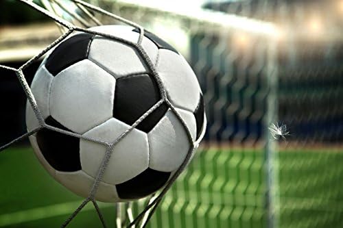Soccer Goals (No.012338) - Poster Art Print On Canvas 60 cm x 40 cm (Roughly 24x16 Inch)