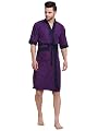 CREEVA Everyday Unisex Micro Terry Bathrobe Collection With kimono collar and 1 Pocket, 3/4 Sleeve Bath Robe Super Soft