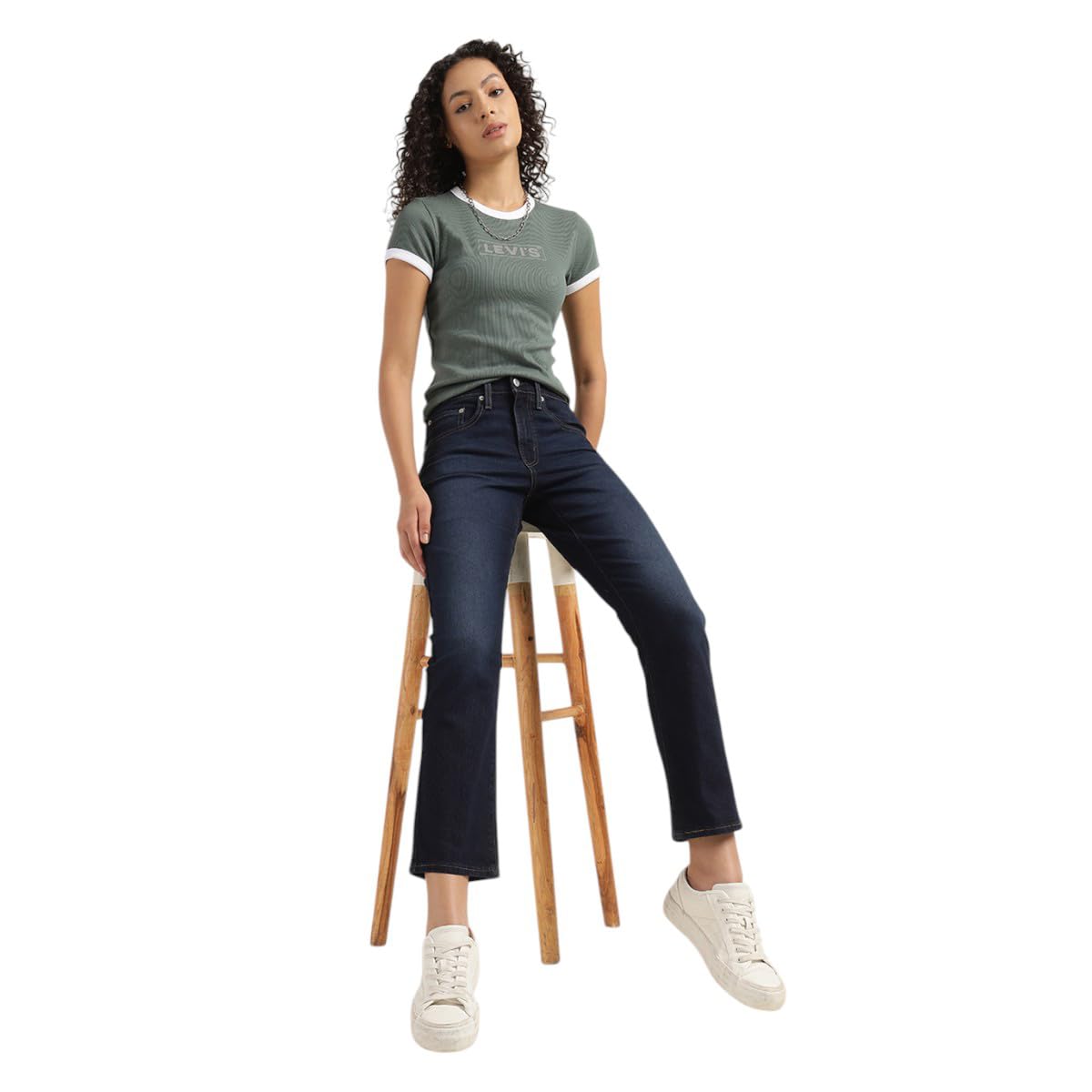 Women's High Rise 724 Slim Straight Fit Jeans