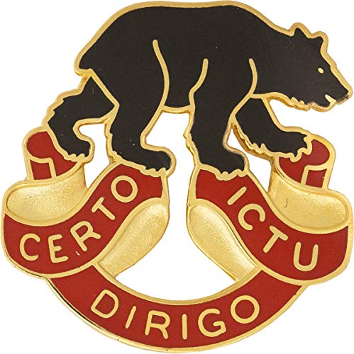 6th Air Defense Artillery (Right) Unit Crest (Certo Dirigo Ictu)
