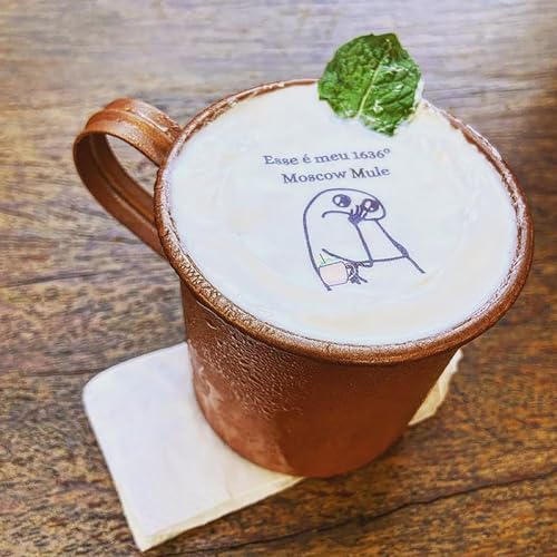 Kit Jogo 10 Caneca Copo Moscow Mule Alumínio Cor Cobre 350ml Para Eventos e Festas