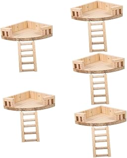 BESTOYARD 5 Conjuntos De Suporte De Hamster Casa De Hamster Escada De Escalada Cobaia Esconderijo Acessórios De Hamster Brinquedos De Cobaia Hamster Escalada Rato Brinquedos Brinquedo De