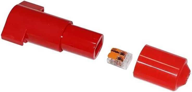 CO2 Laser High Voltage Connector, Upgraded Snap-in Joint for 40W-200W Laser Power Supply & Tube, Anti-Arcing Insulated Shell with Silicone Seal Cap for DIY Laser Engraver & Cutting Machine