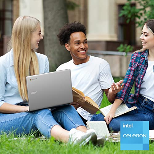 Image of acer Chromebook 314 Laptop | Intel Celeron N5100 | 14 inch Full HD IPS Display | Intel UHD Graphics | 8GB LPDDR4X | 64GB eMMC | Wi-Fi 6 | DTS Audio | Protective Sleeve | Chrome OS | CB314-3H-C41F