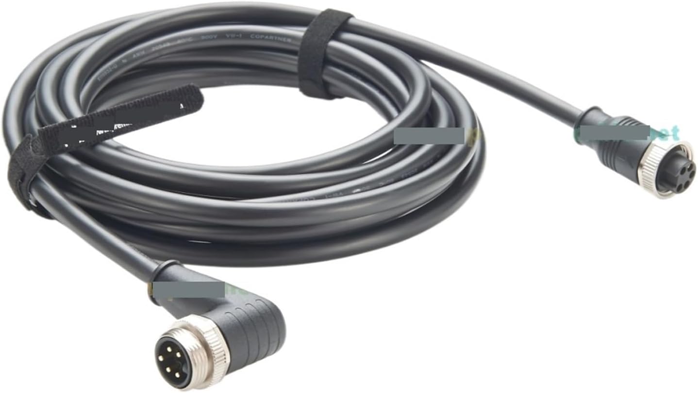 直角 7/8インチ 5ピン オス-メス延長ケーブル IP67 7/8インチ-16UN 産業用電源ケーブル