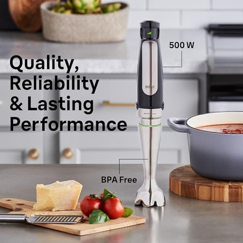 Braun MultiQuick 7 3-in-1 Immersion Blender with Food Processor – Powerful Handheld Electric Stick Blender - Emulsifier for Chopping, Beating & Whisking - Ideal for Soup, Puree, Smoothies & More image 6