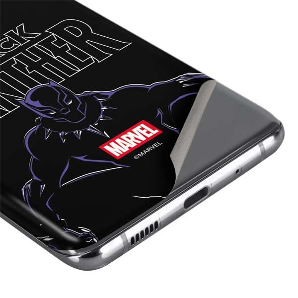 Skinit Decal Phone Skin Compatible with Galaxy S20 Ultra 5G - Officially Licensed Marvel Black Panther Night Time Watch Design