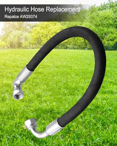 Image of 2 Pcs Hydraulic Hose Replace AW29374 Fit for John Deere Front Loaders Model D120 410 430 420 210 120R 200CX 419 300E H120 H130 H165 300CX 300R 400E