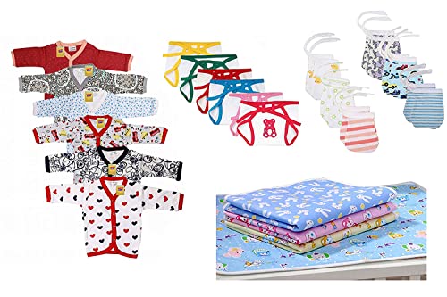 Image of Infantbond 22 In 1 New Born Baby Complete Daily Items Combo(0-3 Months) (22 In 1), Multicolor, 1 Count