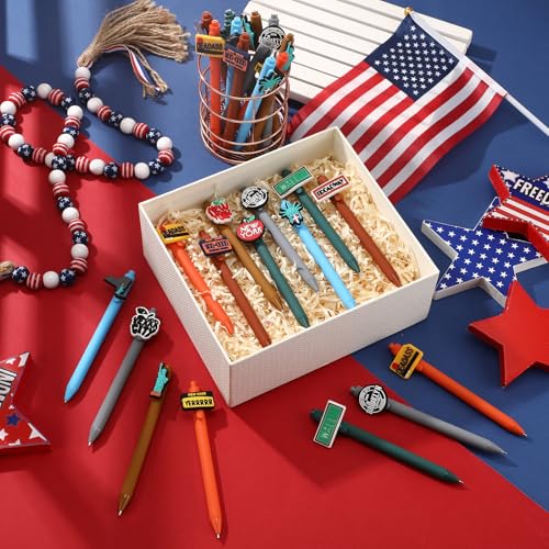 Bolígrafos Feifeiya set de 30 unidades New York miniatura 5