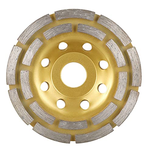 Meule diamantée à double rangée pour béton et granit pour outils rotatifs