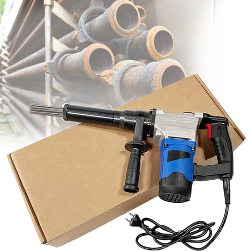 Scrostatore elettrico ad aghi portatile,strumento per la rimozione della ruggine,1100W di qualità industriale con impugnatura a pistola,per la rimozione di ruggine,scorie di saldatura e vernice,110V