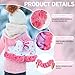 RoundFunny Ice Skate Blade Covers,Winter Skate Guards Figure Hockey Blade Cover for Girls Boys Winter Gift(Small,Pink)