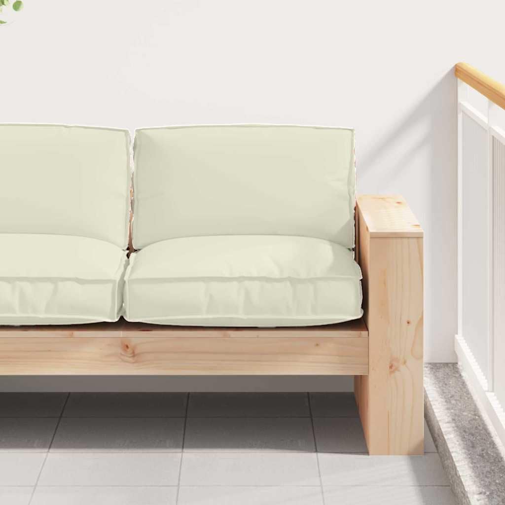 vidaXL Poduszka Materiał Oxford Kremowy 80 x 80 x 12 cm