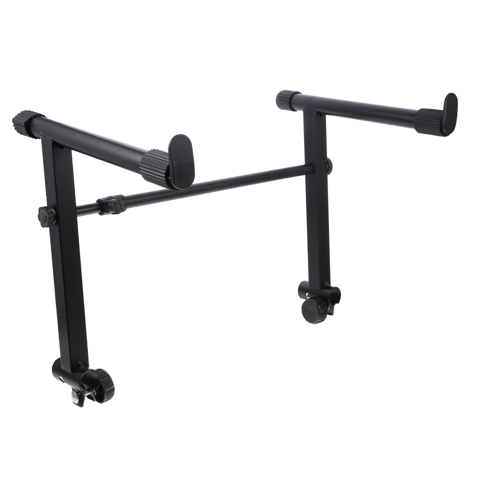 MAGICLULU Support Clavier Piano Fer Robuste et Hauteur Double Antidérapant pour Scène et Maison