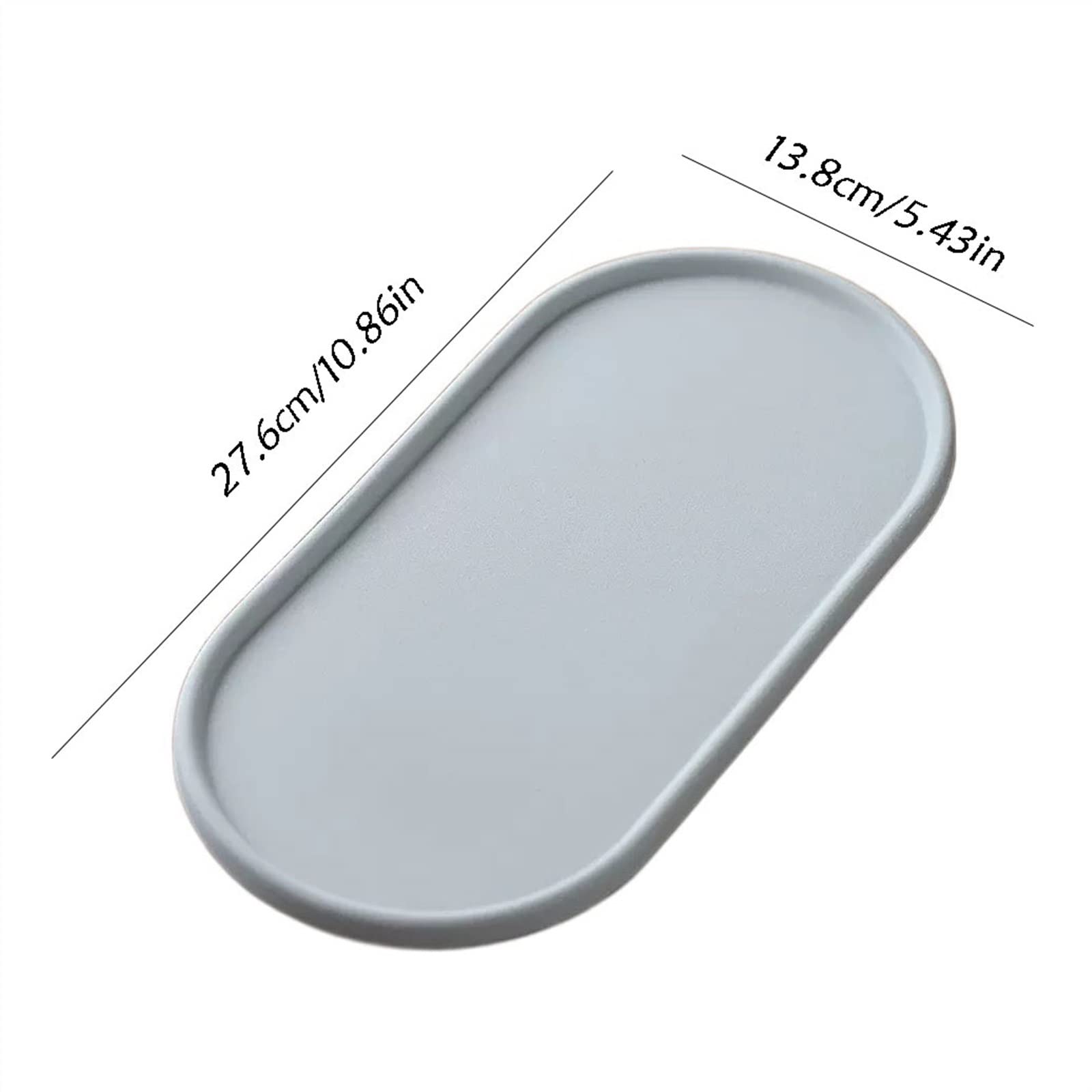 Bandejas para Servir Bandeja de cerámica Simple y práctica, Bandeja de Servicio de Mesa for el hogar, Bandeja de Almacenamiento de Cocina for Juegos de té, postres de café Bandeja de Cocina