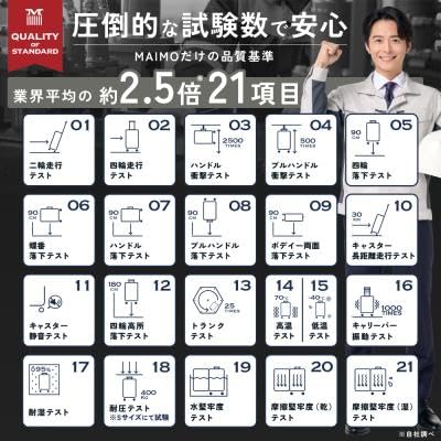 MAIMO スーツケース 機内持ち込み Sサイズ アルミフレーム 日本メーカー M12 BIZTECT の商品画像 13
