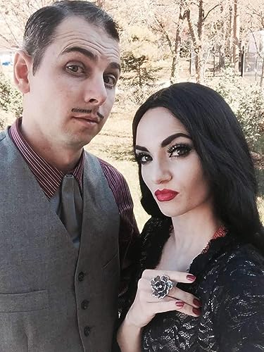 Image of ALLAURA Compatible with Morticia Wig - 32 inch Long Straight Black Wig for Women - Ideal for Cher Costume, Witch Look, 70s Disco, Halloween, Morticia Addams Cosplay, Glam Party, Retro or Gothic Outfits