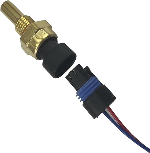 Miniatura 7 de 213-4514 213-4333 19236568 Sensor de temperatura del refrigerante del motor con conector de coleta compatible con Lacrosse Impala Express Silverado