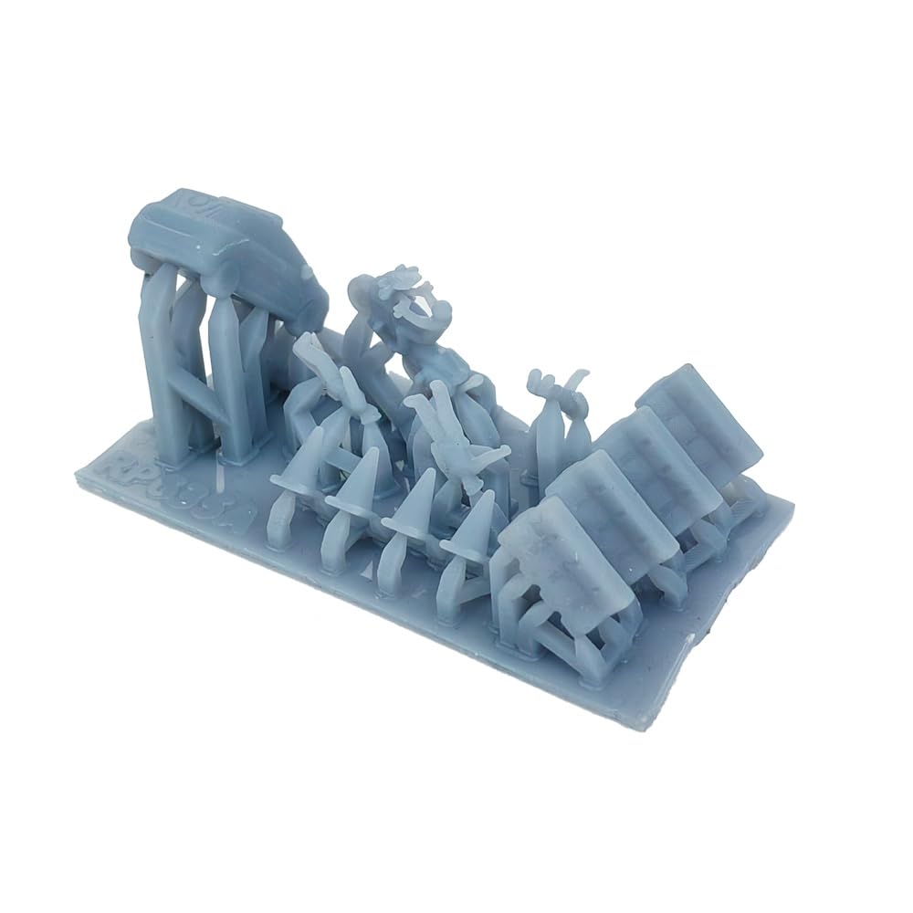 Outland Models Railway Scenery Traffic Control Police Vehicle Figure Set 1:160 N Scale