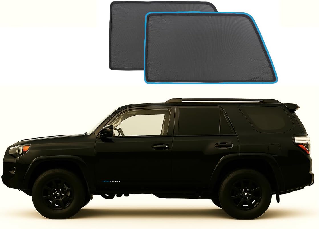 Side Windows Mesh Sun Shade for Toyota 4Runner Next Gen 2024-2025, Custom Fit, Magnetic, Rear & Port Windows Sun Blind for Baby Protection, UV/Heat Reduction,Privacy Shield