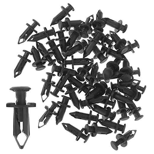 Vkinman Plastic Fender Clips Body Rivets Replacement for Honda Rancher Foreman Rubicon Rincon TRX680 TRX650 (50-Pack)