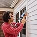 GE All Purpose Silicone Caulk, Clear, 10 fl oz Cartridge, 1 Pack - 100% Waterproof Silicone Sealant, Stronger Adhesion, Freeze & Sun Proof
