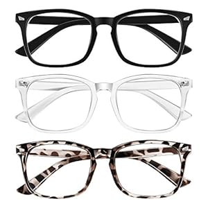 ZEHEXA Blaulicht Lesebrille Damen Herren 5 Pack 1.5
