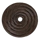 moños fallera cosidos  Rodetes de fallera tamaño grande 9,5cm (CASTAÑO MARRÓN OSCURO Nº 4)